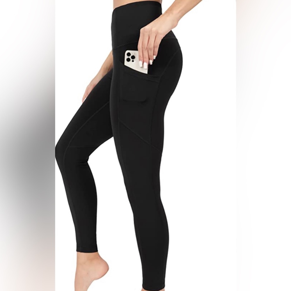 90 degree by reflex black leggings ankle length